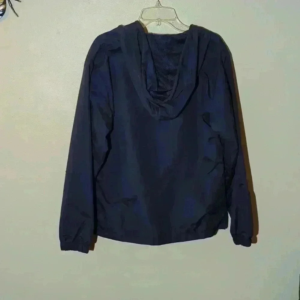 Vintage Wilson wind breaker jacket, medium, blue and white - Picture 4 of 6